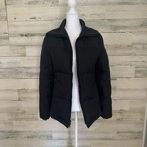 GAP Black Down Ski / Snow Jacket  - Womens Size Small - Euc